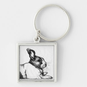 Lanze das Unamused Bunneh Schlüsselanhänger