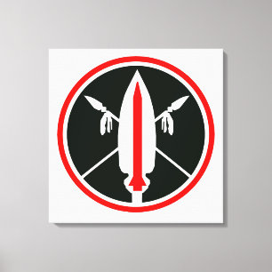 Lanzen-Rakete Leinwanddruck