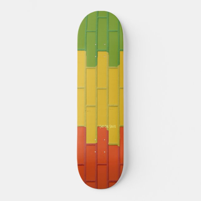 Lao Che Skate Rasta Ziegelstein-Plattform Skateboard (Vorderseite)