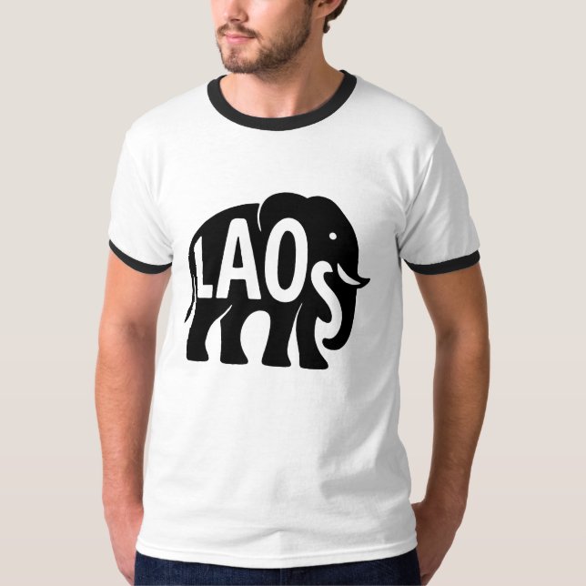 Lao-Elefant T-Shirt (Vorderseite)