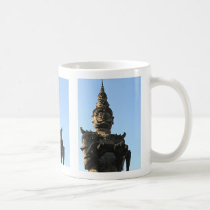 Lao Giant Guardian .. Buddha Park, Vientiane, Laos Kaffeetasse