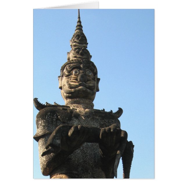 Lao Giant Guardian .. Parc du Bouddha, Vientiane,  (Devant)