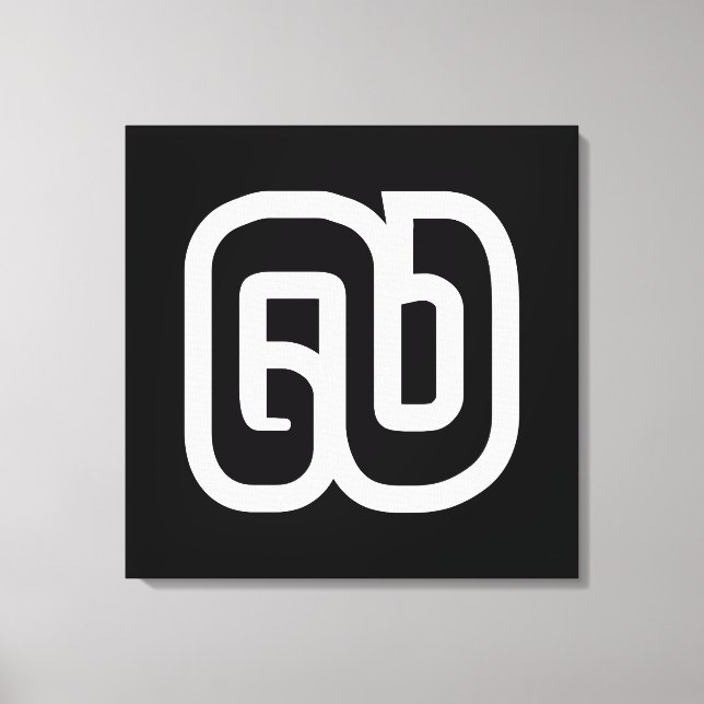 Lao / Laos Number Nine / 9 / ໙ (Kao/Gao) Laotian Leinwanddruck (Vorderseite)