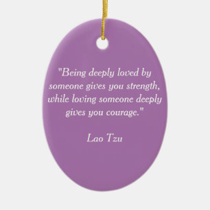 Lao Tzu Platte Keramik Ornament