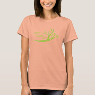 Lao Tzu Zitat mit einer Niederlassung T-Shirt