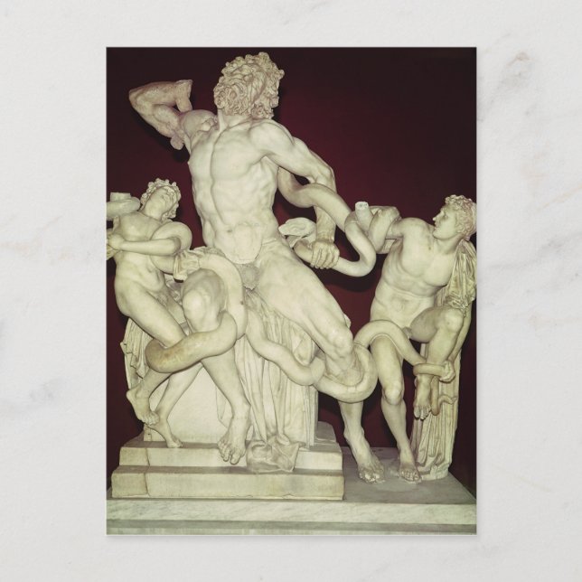 Laocoon, hellenistisches Original, 1. Jahrhundert Postkarte (Vorderseite)