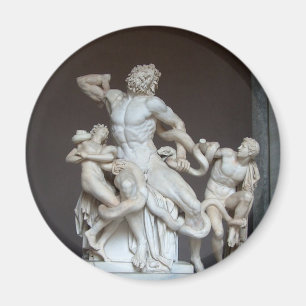 Laocoön und seine Söhne Statue im Vatikanmuseum Magnet