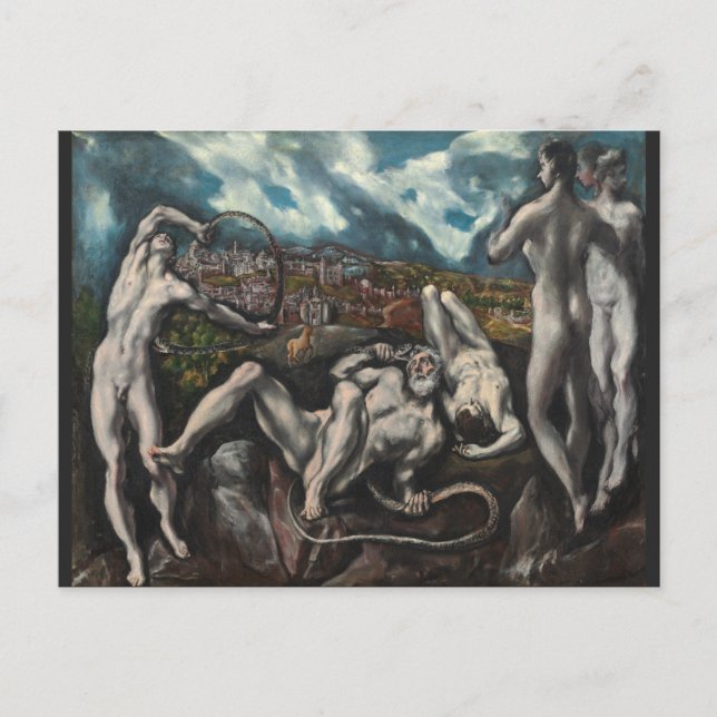 Laocoon von El Greco Postkarte (Vorderseite)