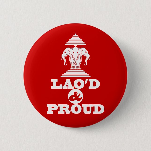 LAO'D & PROUD BUTTON (Vorderseite)