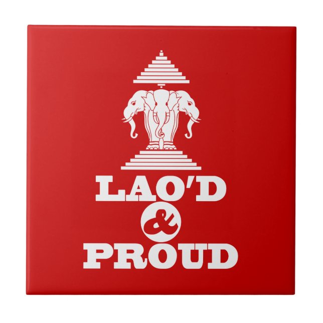LAO'D & PROUD FLIESE (Vorderseite)