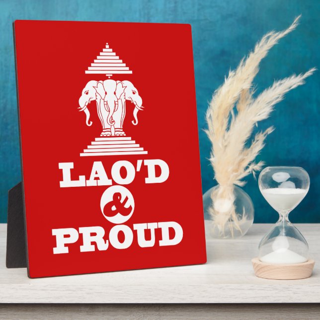 LAO'D & PROUD FOTOPLATTE (Seite)