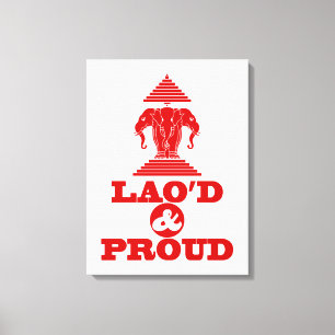LAO'D & PROUD LEINWANDDRUCK