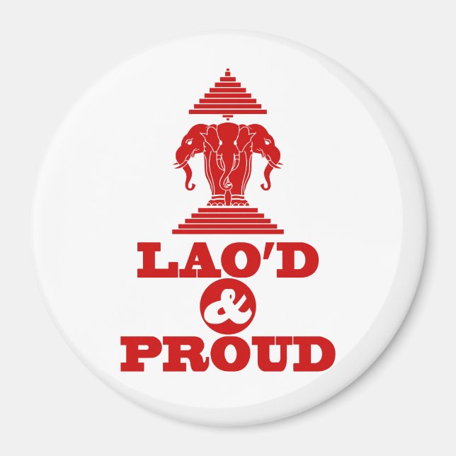 LAO'D & PROUD MAGNET (Vorne)