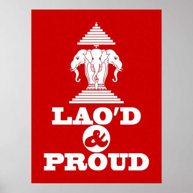 LAO'D & PROUD POSTER (Vorne)