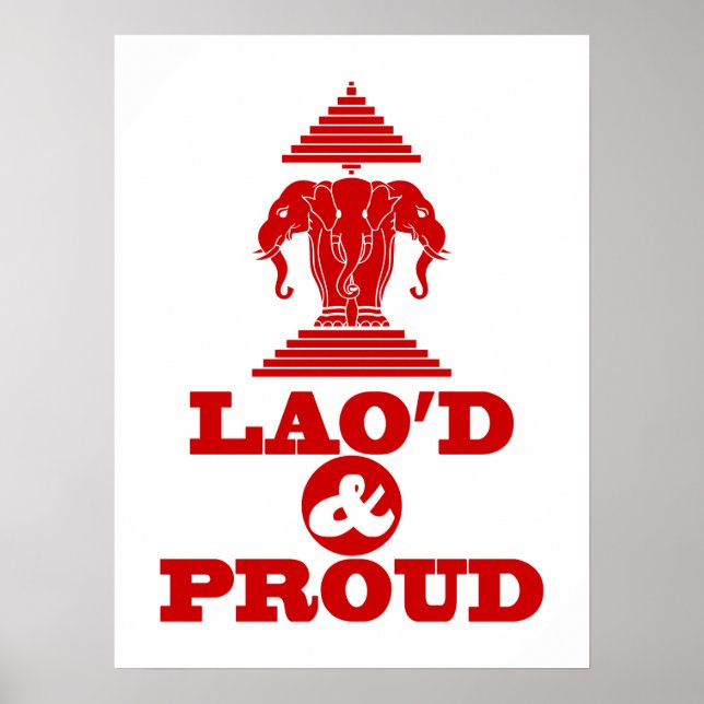 LAO'D & PROUD POSTER (Vorne)