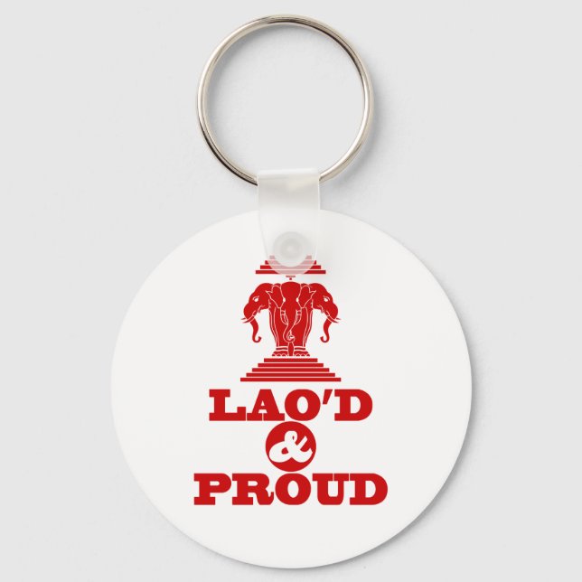 LAO'D & PROUD SCHLÜSSELANHÄNGER (Vorderseite)