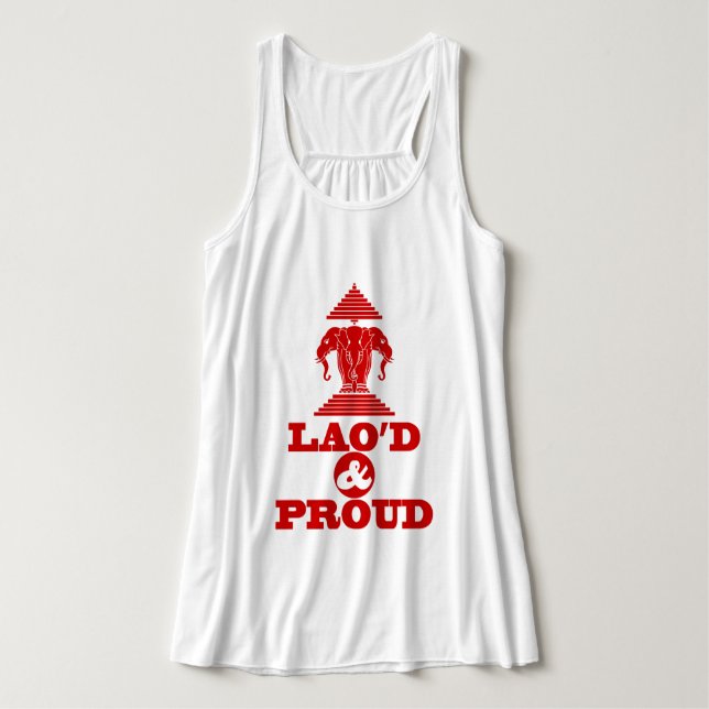 LAO'D & PROUD TANK TOP (Design Vorderseite)