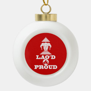 LAO'D U. STOLZES KERAMIK Kugel-Ornament