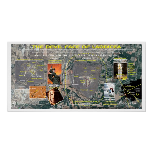 Laodicea Orion Star Karte Poster (Vorderseite)