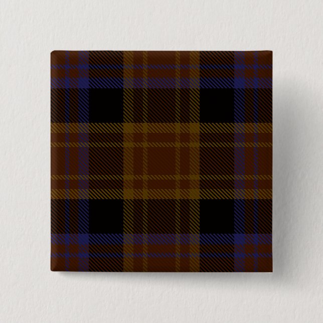 Laois Landkreis Irish Tartan Button (Vorderseite)