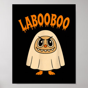 Laoo Halloween Niedlicher Ghost Spaß für Kinder, M Poster