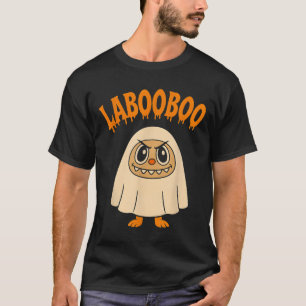 Laoo Halloween Niedlicher Ghost Spaß für Kinder, M T-Shirt