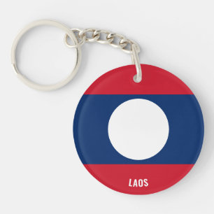 Laos Drapeau Charme Patriotique