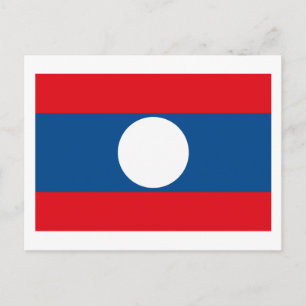 Laos Family Postcard Postkarte