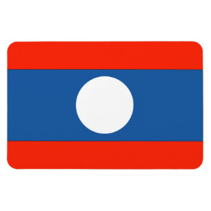 Laos Flag Magnet