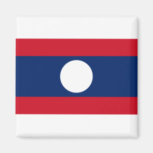 Laos Flag Magnet
