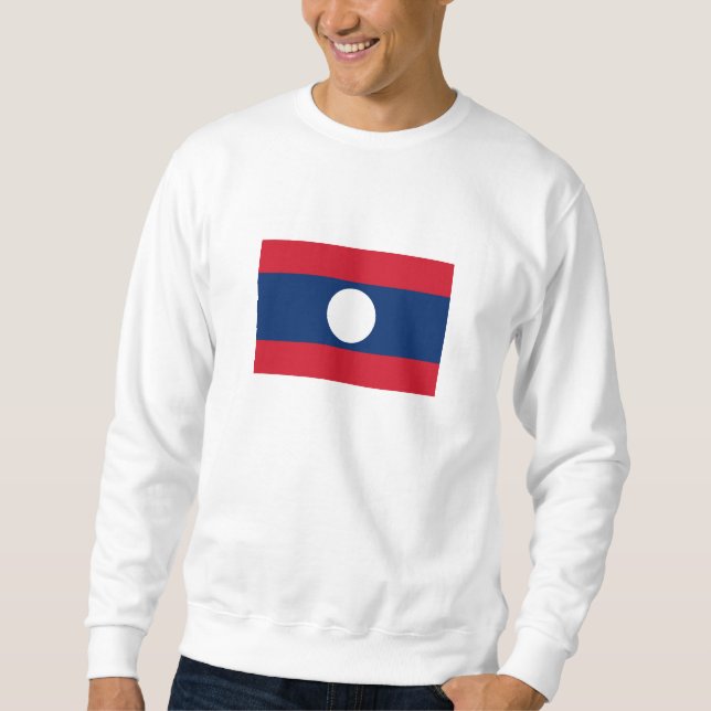 Laos Flag Sweatshirt (Vorderseite)