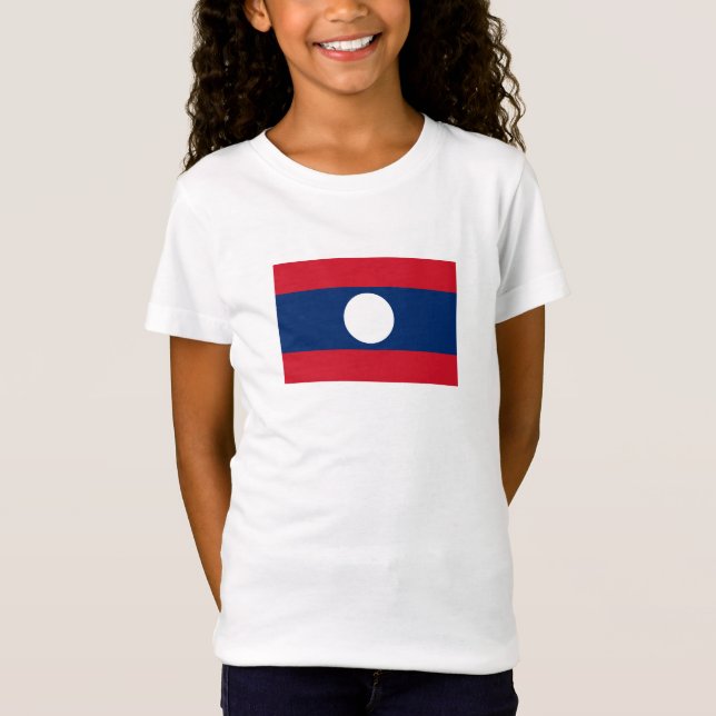 Laos Flag T-Shirt (Vorderseite)