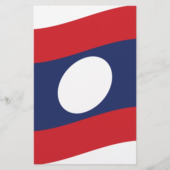 Laos Flag Wave (Vorderseite)