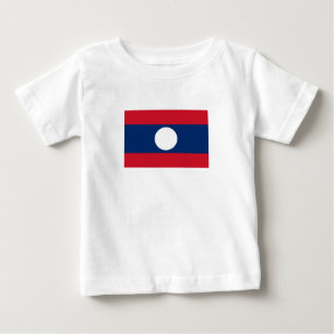 Laos-Flagge Baby T-shirt