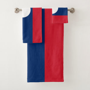 Laos Flagge Badhandtuch Set