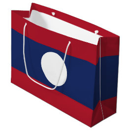 Laos-Flagge Große Geschenktüte