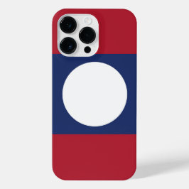 Laos-Flagge iPhone 14 Pro Max Hülle