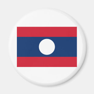 Laos-Flagge Magnet