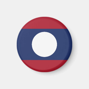 Laos-Flagge Magnet