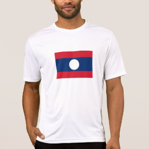 Laos Flagge T-Shirt