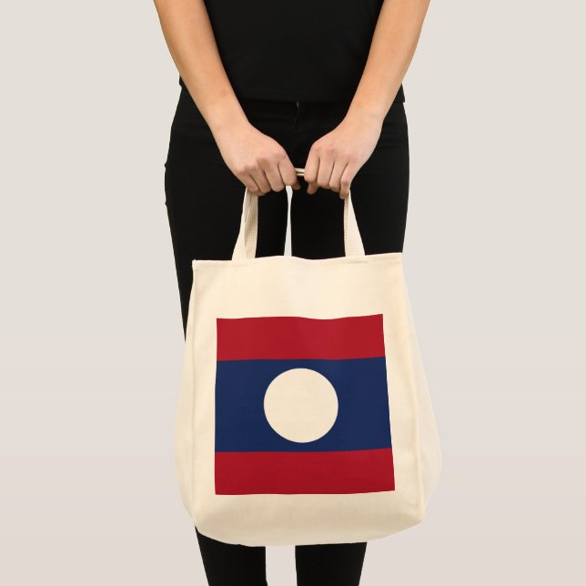 Laos-Flagge Tragetasche (Vorderseite (Produkt))