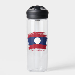Laos-Flagge Trinkflasche