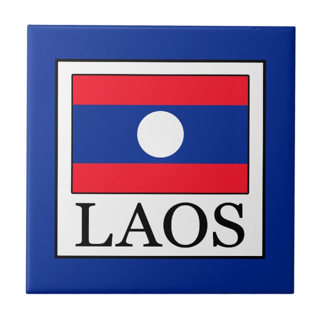 Laos Fliese (Vorderseite)
