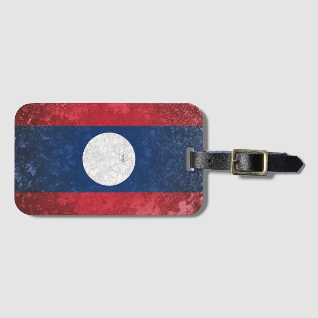 Laos Gepäckanhänger (Vorderseite (Horizontal))
