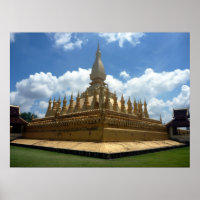 laos golden stupa