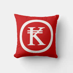 Laos Kip Lao / Laotian Money Sign Kissen