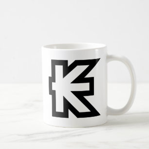 Laos-Kip Lao / Laotisches Währungssymbol Kaffeetasse
