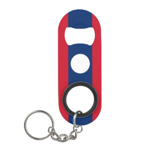 Laos National Pride Patriotic Mini Flaschenöffner
