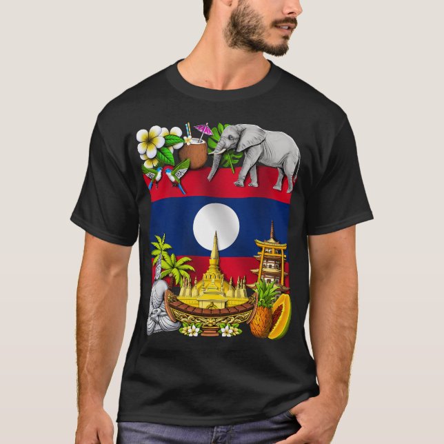 Laos T-Shirt (Vorderseite)