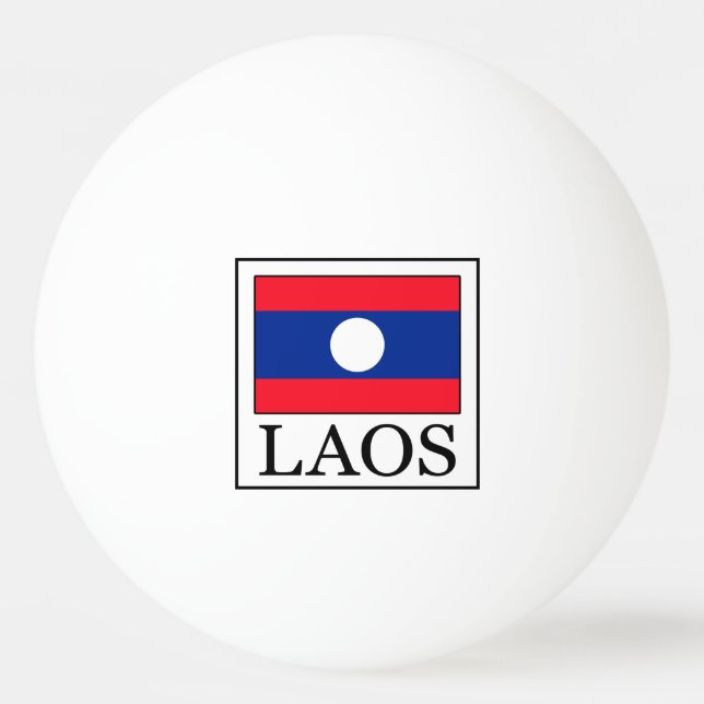 Laos Tischtennisball (Vorderseite)